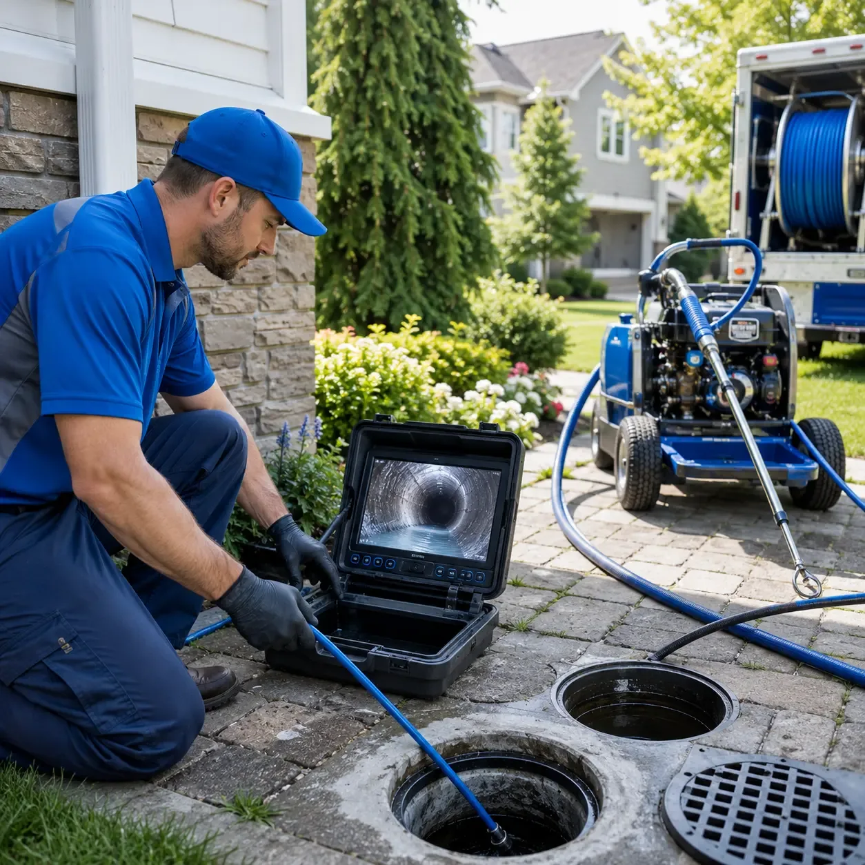 Outdoor drain cleaning professionals serving Reynoldsville, PA